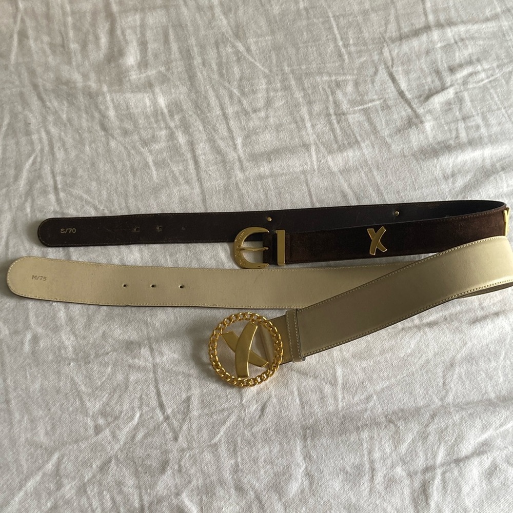 bundle of 2 paloma picasso belts